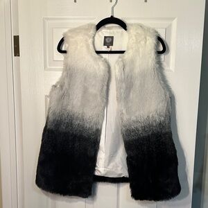 Vince Camuto Faux Fur Ombre Vest. This has been worn and in very good condition.